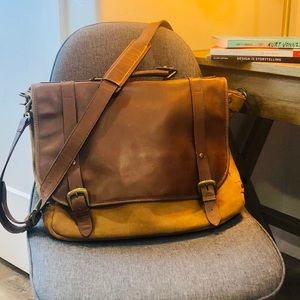 Leather Messenger Bag